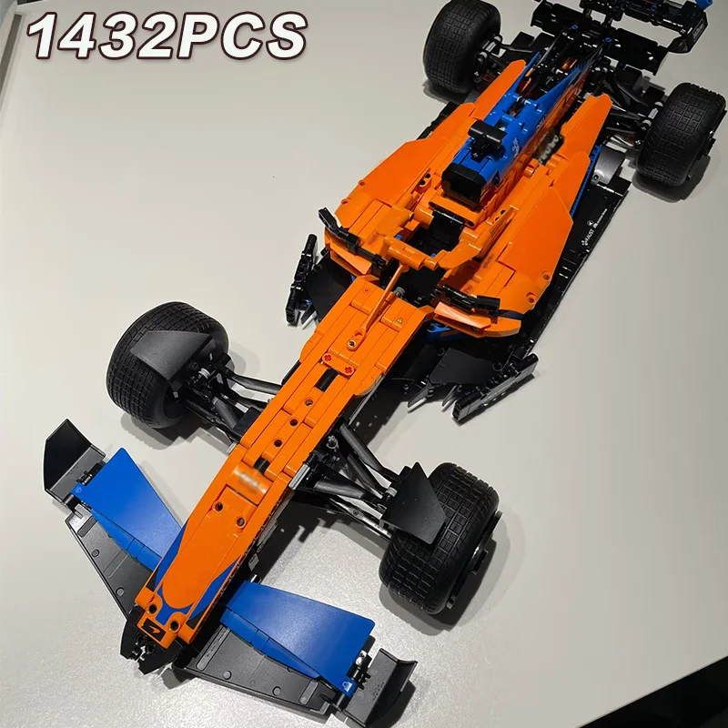 

1432PCS New Tech Compatible 42141 F1 W14 E Race Car Model Building Block Famous City Vehicle Bricks Car Toy Kid christmas Gift