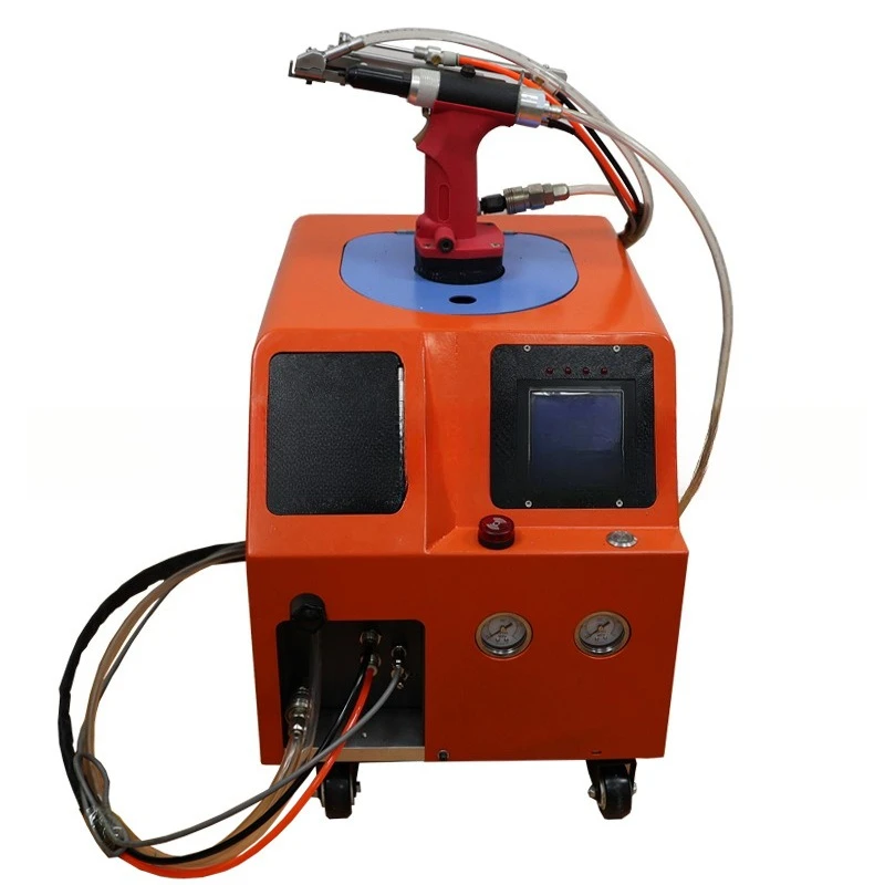 Automatic nail pulling machine, automatic riveting machine, automatic feeding nail pulling machine