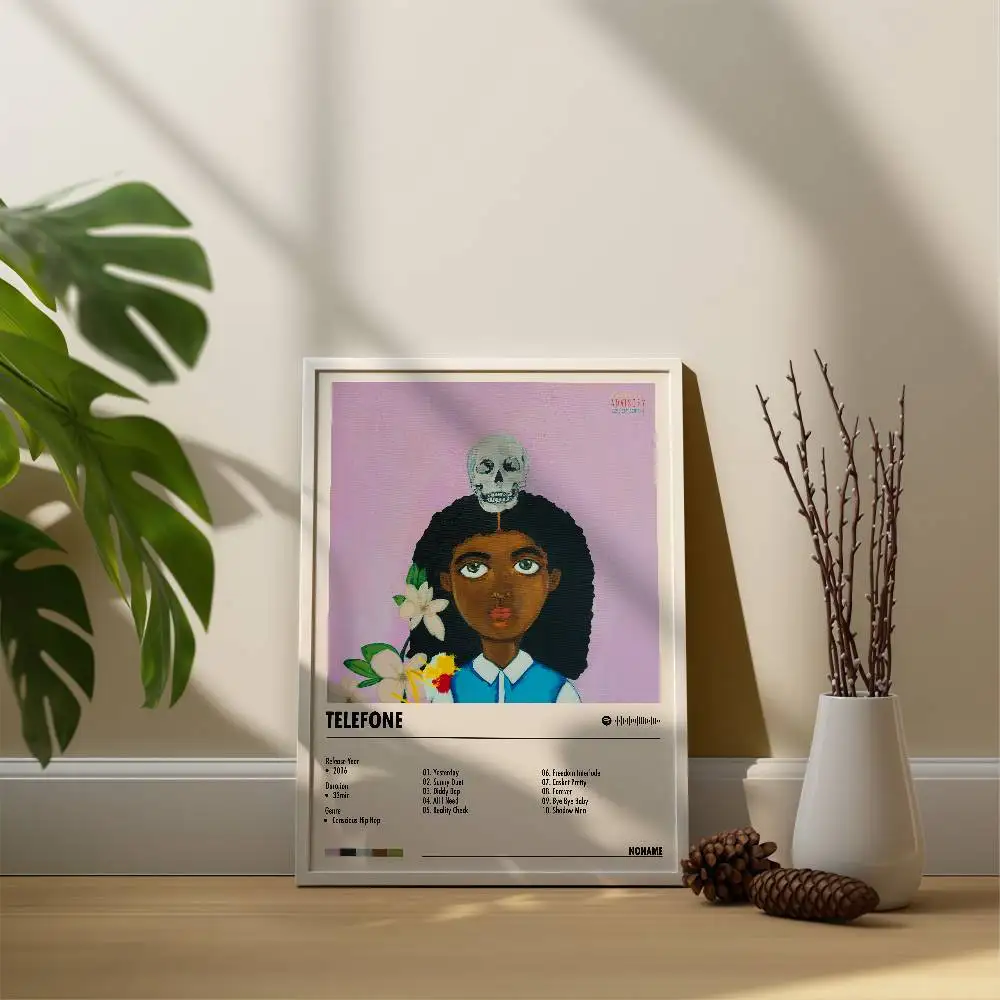 N-Noname ملصق قائمة التتبع غطاء ألبوم الموسيقى يطبع حائط لوح رسم صورة فنية غرفة المعيشة ديكور المنزل