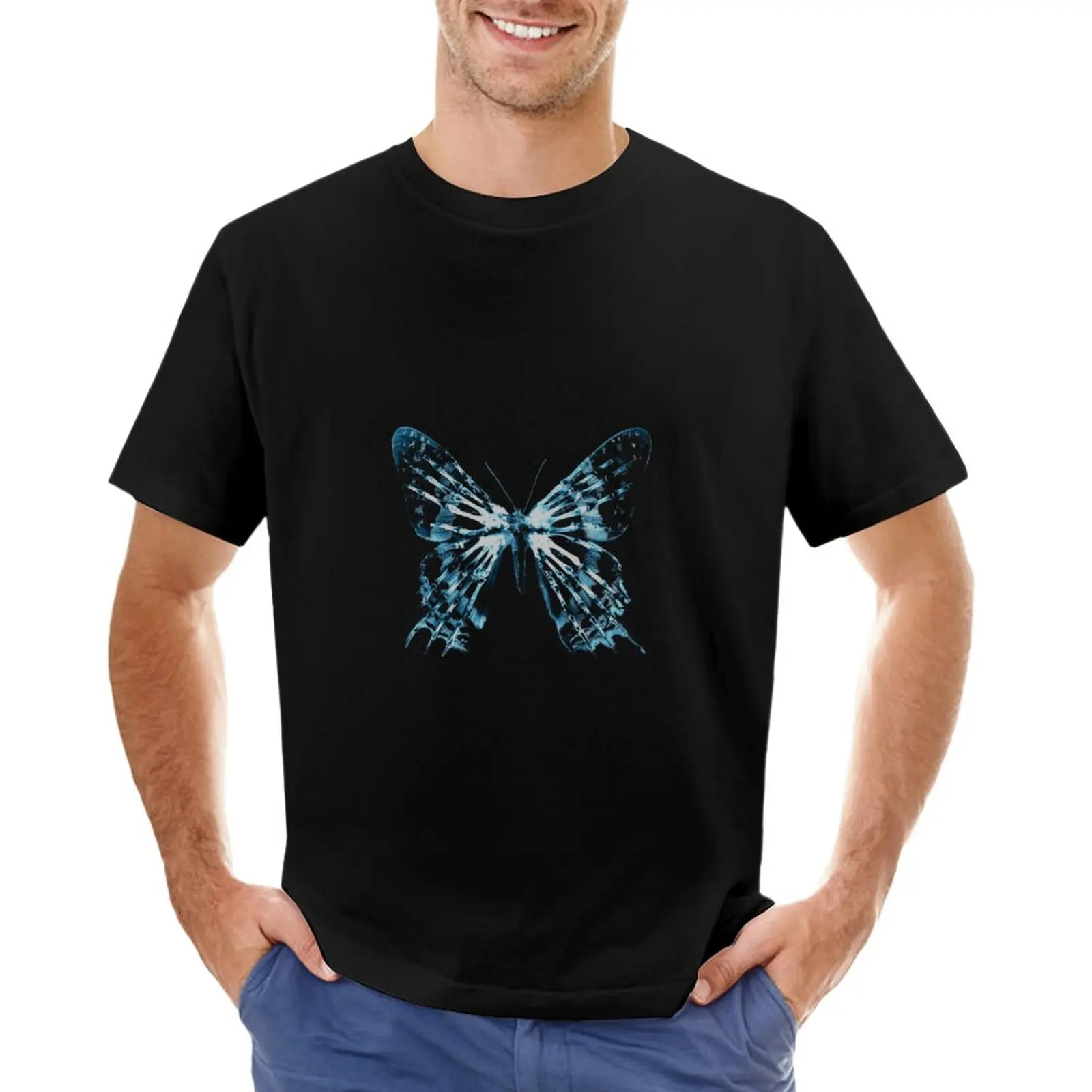 

butterfly skeleton T-Shirt quick-drying boys animal print Men's t shirts