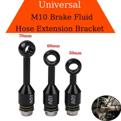 For YAMAHA HONDA Kawasaki Universal 304 Stainless Brake Fluid Hose Extension Bracket Tubing M10 Brake Hose FOR RCS Spare Parts