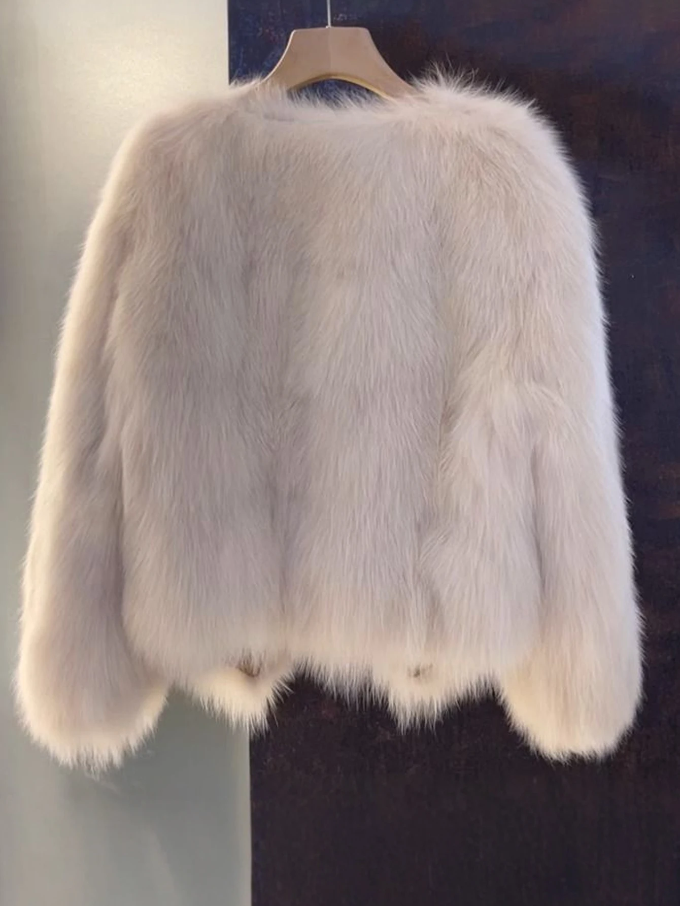 Fur One Casual Style Integrated Fur Coat Women's Outerwear Comfortable Soft Material Fashionable Trendy Design