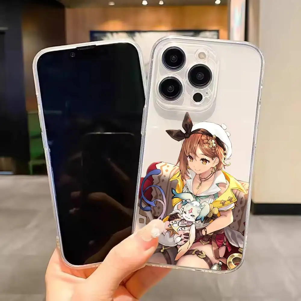 

Atelier R-Ryza G-Game For iPhone 17 16 15 14 13 12 11 Mini Pro Max Plus Transparent Cover Phone Case