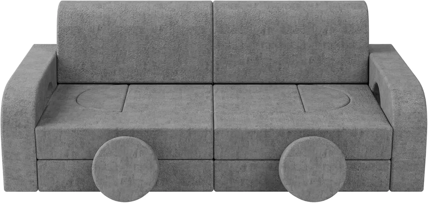 

Бестселлер: Модульный детский игровой диван из 14 элементов, более 1000 вариантов сборки, универсальный детский диван-конструктор, секционный диван для игровой комнаты и спальни