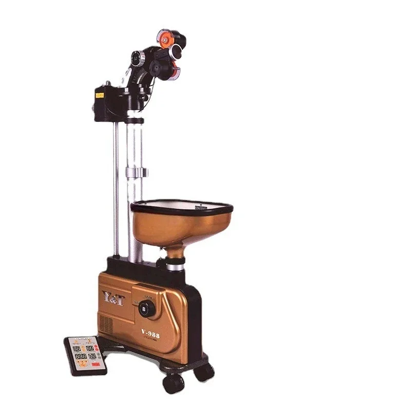 

Table tennis serve machine, model 988 989 S-27T new trainer intelligent floor serve machine