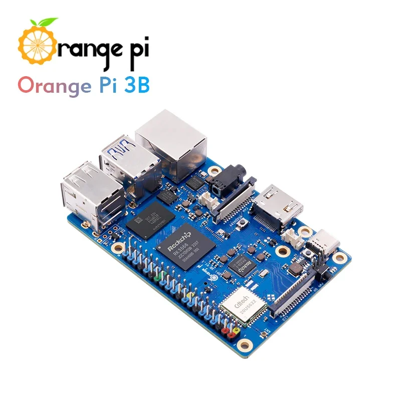 Orange Pi 3B Rockchip RK3566 رباعي النواة 64 بت SBC لوحة واحدة WiFi + BLE جيجابت تشغيل أندرويد لينكس OpenHarmony OS كمبيوتر صغير #5