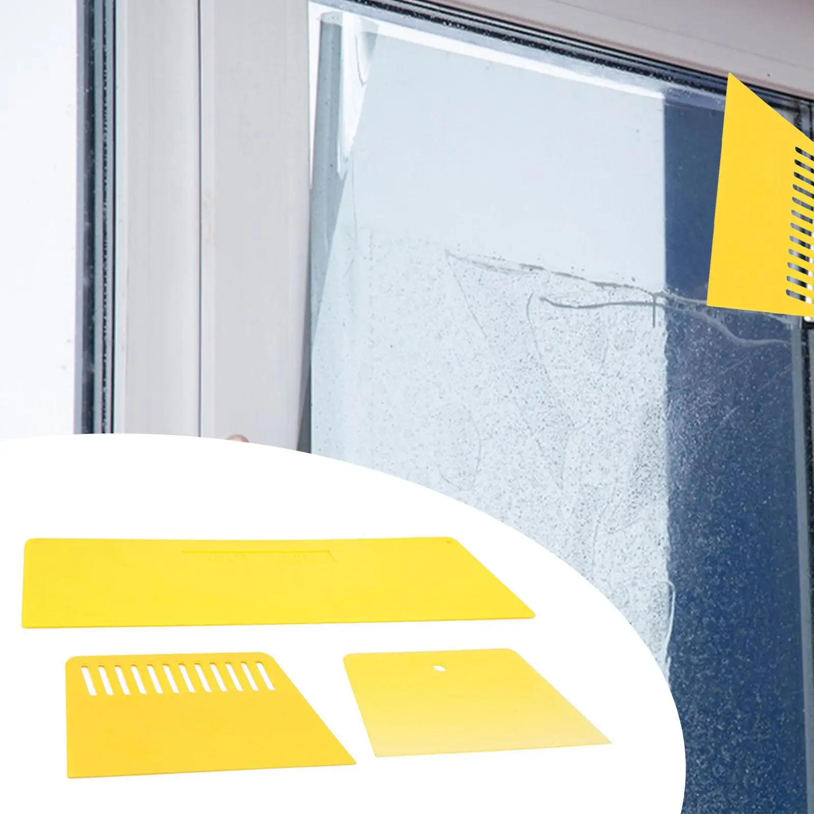 مجموعة من 3 حشوات جسم السيارة باللون الأصفر لتشكيل الشعر #1