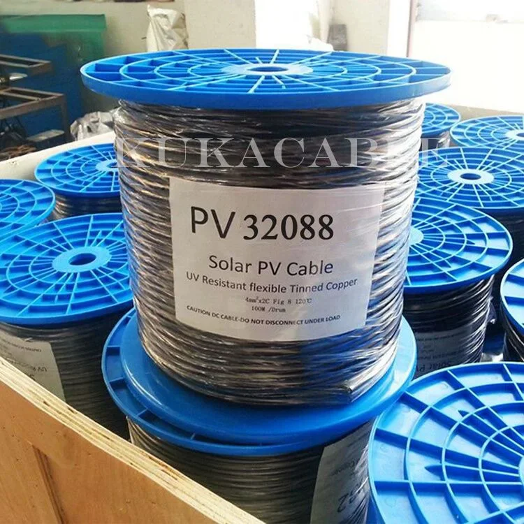 free-shipping 4mm2  Solar Photovoltaic Cable Tinned Copper Double Layer Insulation PE TUV Cable For PV Panels Connection 20Meter