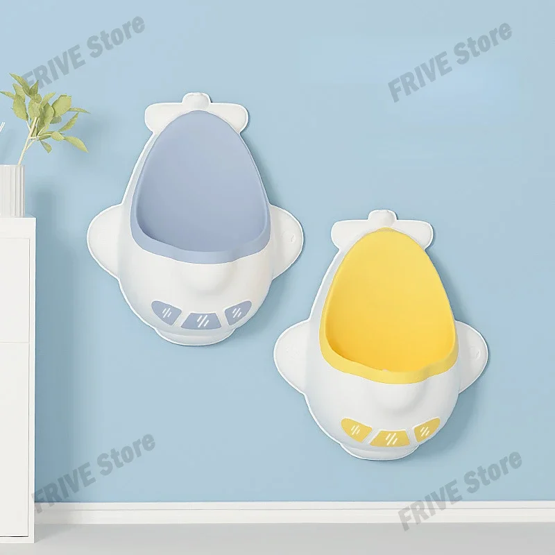 Boys Wall Mounted Urinal Aircraft Design Potty Training Urinal Freestanding Bathroom Hanging Potty Suitable for Young Children