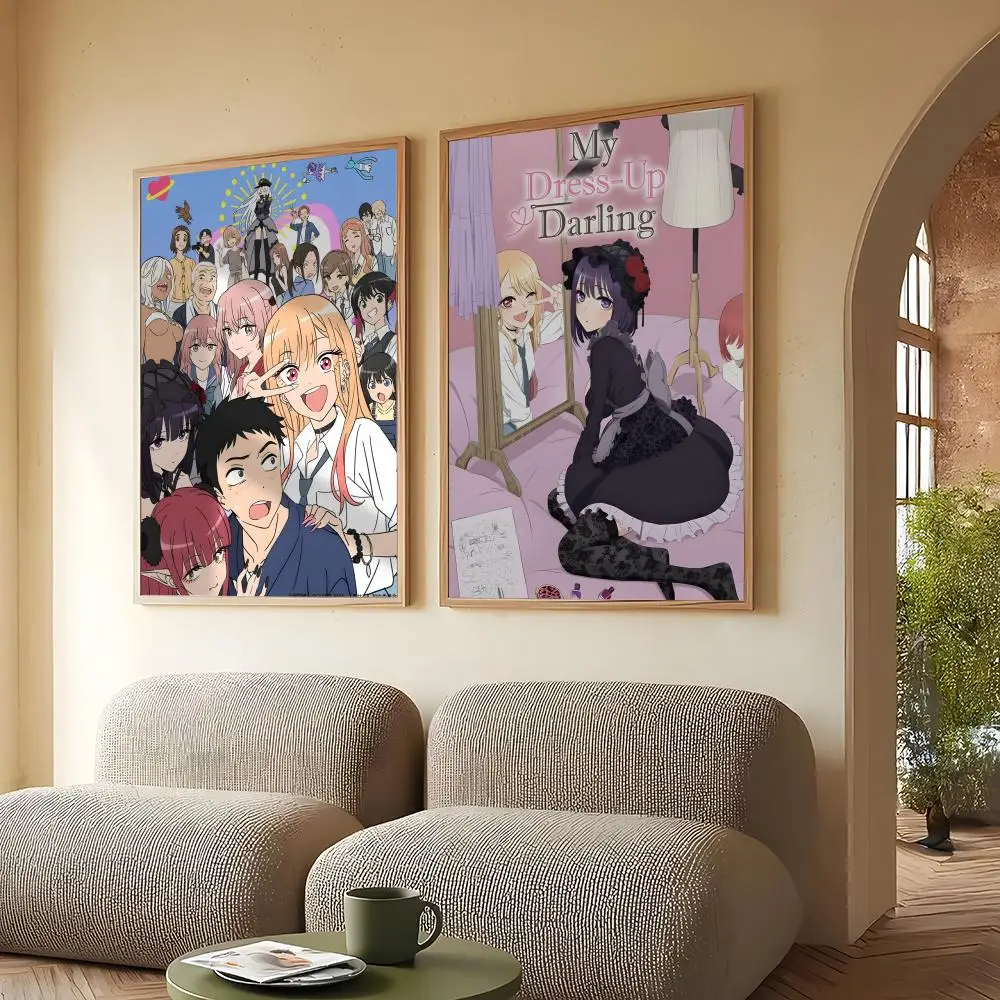 بلدي اللباس حبيبي أنيمي المشارك HD أنيمي الساخن موضوع المغني/OST/فيلم مقاوم للماء الذاتي عصا ديكور المنزل