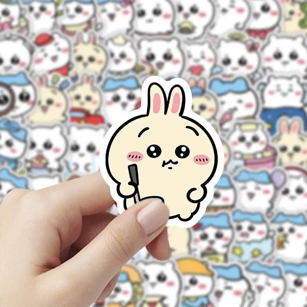 #Hachiware Chiikawa Stickers Cartoon Personalized DIY Account Decoration Stickers Mobile Refrigerator Stickers