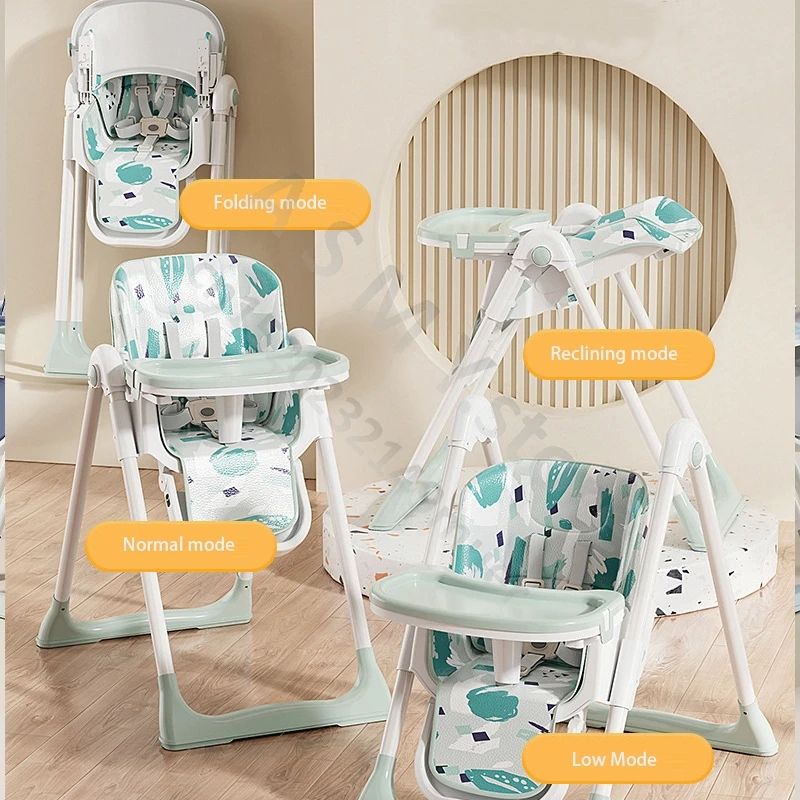 Chaise de Salle à Manger Multifonctionnelle, Réglable en Hauteur, pour Bébé