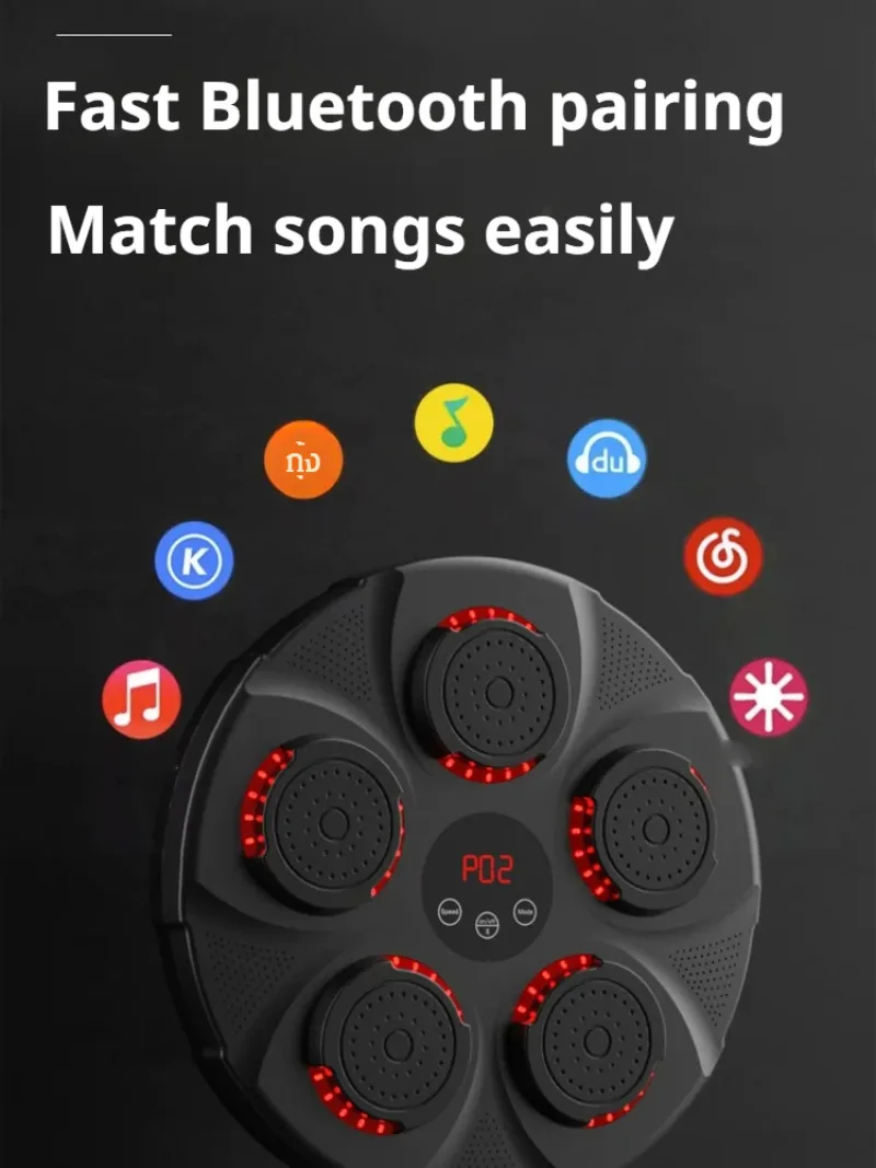 wallmounted Smart Music Wall Target Home Boxing Decompression Training Machine