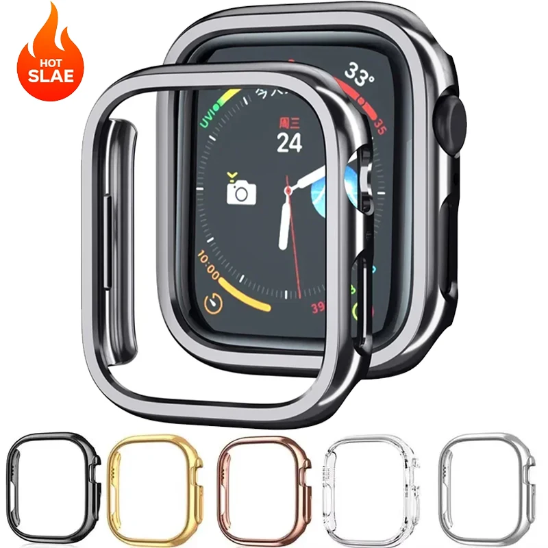 yZ[zApple Watch S10-46mm 45mm 41mm 38mm 42mm 40mm 44mmpvX`bNP[X PCn[hP[Xt[ iWatch 11 10 9 SE 8 7 6 5 4 3 2 1Ή