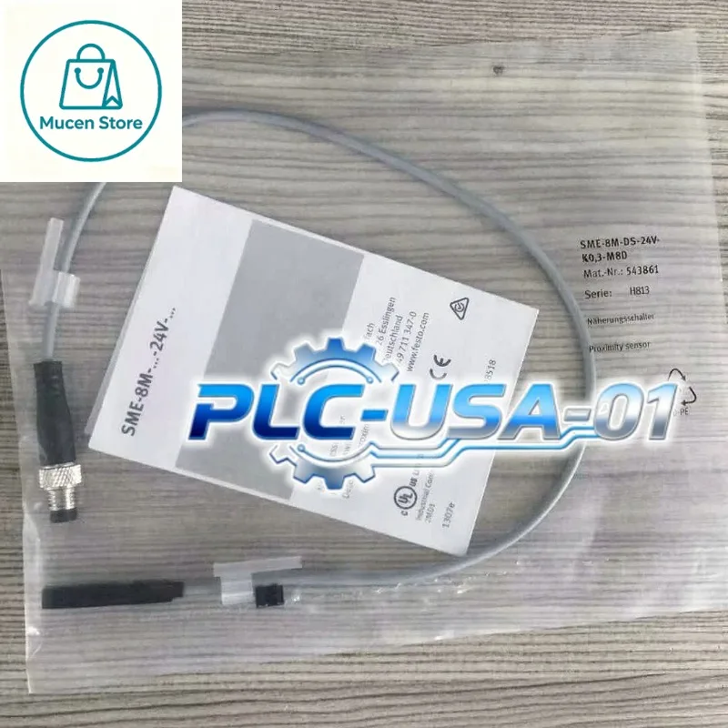 1PCS Brand New Fst 543861 SME-8M-DS-24V-K-0.3-M8D Magnetic Reed Switch Pneumatic Cylinder Position Sensor Spare Parts