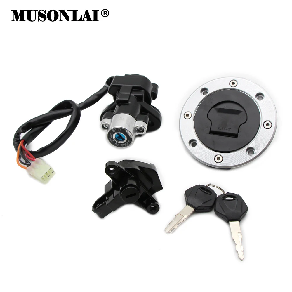 

For Suzuki GSF600 Bandit 600 95-04 GSF1200 Bandit 1200 97-05 Motorcycle Ignition Switch Lock Fuel Tank Cover Cap Seat Lock Set