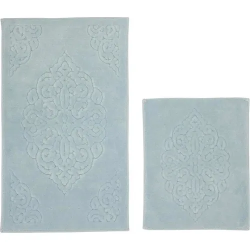 Land Of dowry Ottoman Cotton Bath Mat Set 2gang Glass Hub