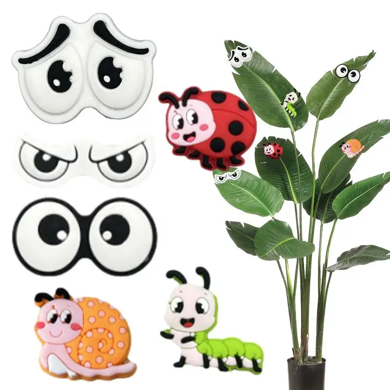 Pflanzen augen für Zimmer pflanzen Magnet pflanze Cartoon Augen lustige Pflanzen auge Magnete für den Innen-und Außenbereich Pflanzen liebhaber Geschenke für