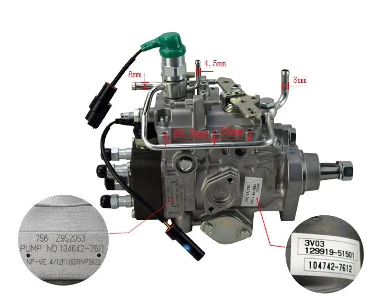 

YM129919-51501 Fuel Pump for Yanmar 4TNE98 Diesel Engine