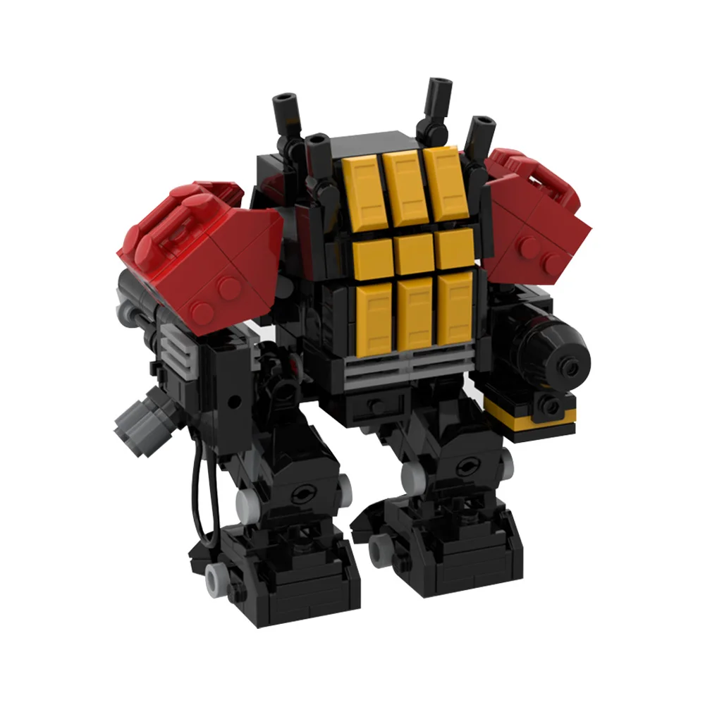Moc filme helldiverseds automaton hulk mech monsterblocos de construção modelo gatling sentinela hulk scorcher tijolos montado brinquedo presente