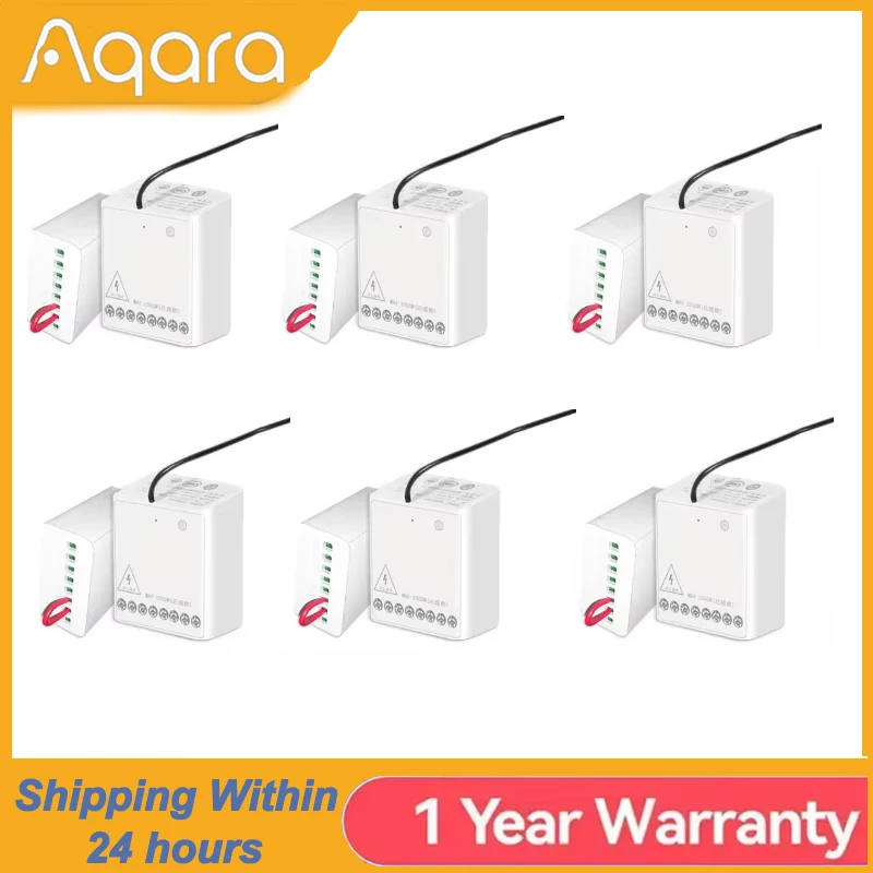 

Aqara two-way Control Module Relay Switch Controller Zigbee Smart Timer Channels Works With Xiaomi MiHome Homekit smart home APP