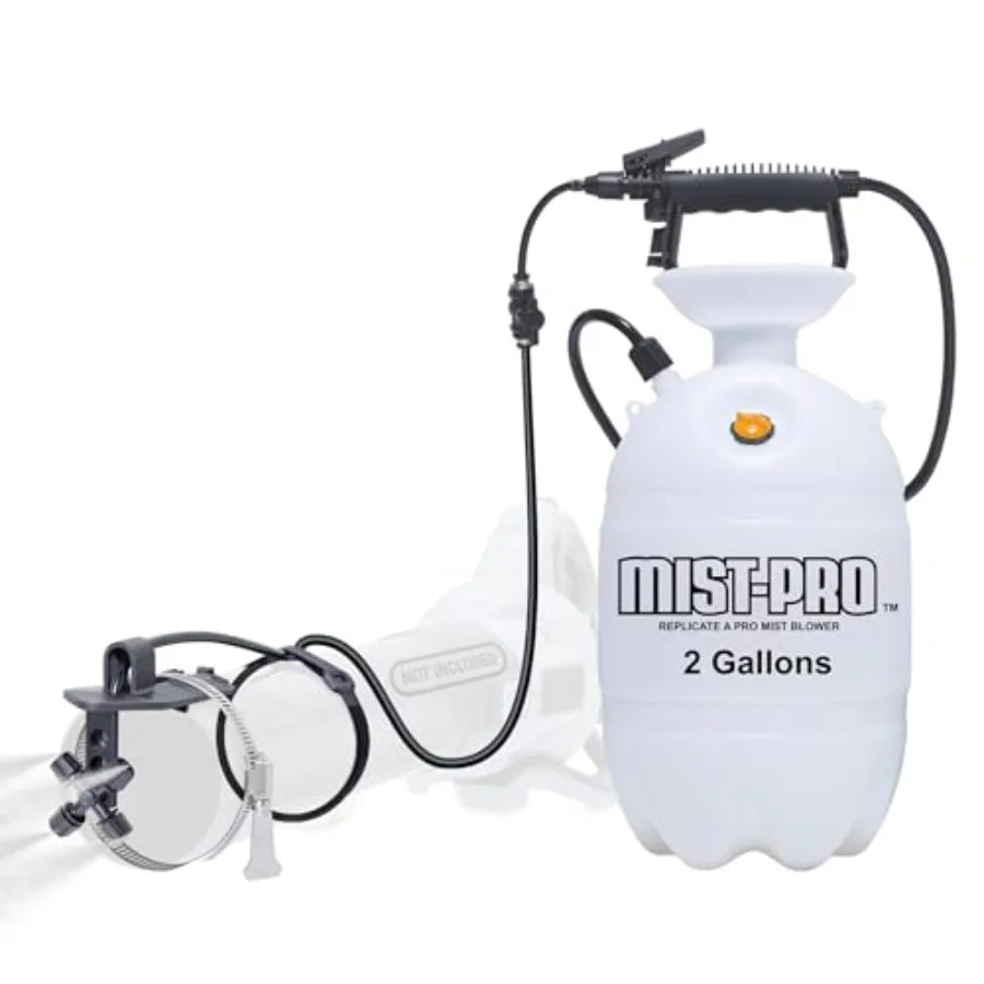 

Pesticide Sprayer - Insecticide and Mosquito Mister System for Outdoor Pest Control in Gardens Patios and Indoor Spaces - Effec