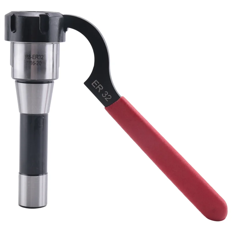 

1 шт. 6,3 дюйма R8-ER32 7/16 держатель цангового патрона фрезерный станок с ЧПУ R8 инструмент для шпинделя