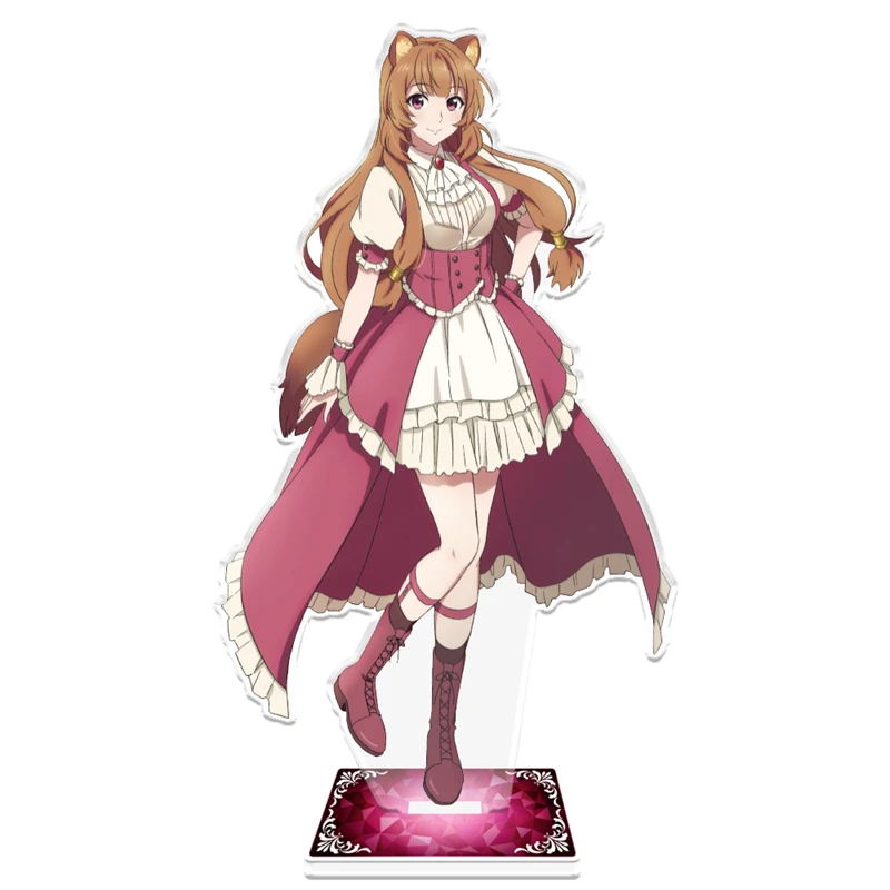Anime The Rising of the Shield Hero Acrylic Stand Raphtalia Figure Stand Plate Cosplay Prop Decor Cartoons Present Firends Gifts