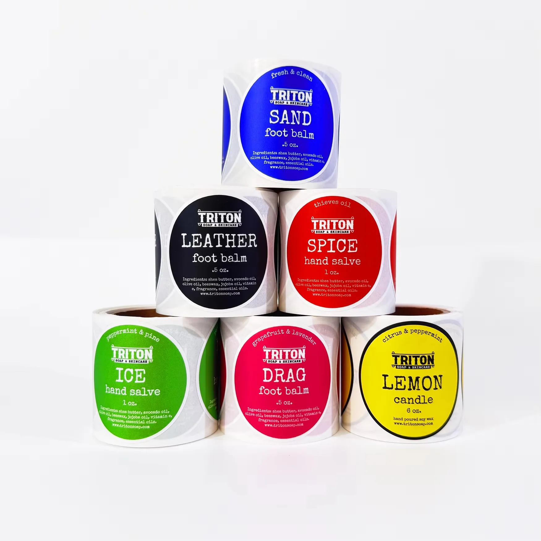 Custom Waterproof Vinyl Label Roll | Luxury Printed Adhesive Stickers | Food Grade & Cosmetic Bottle Packaging Logo Label