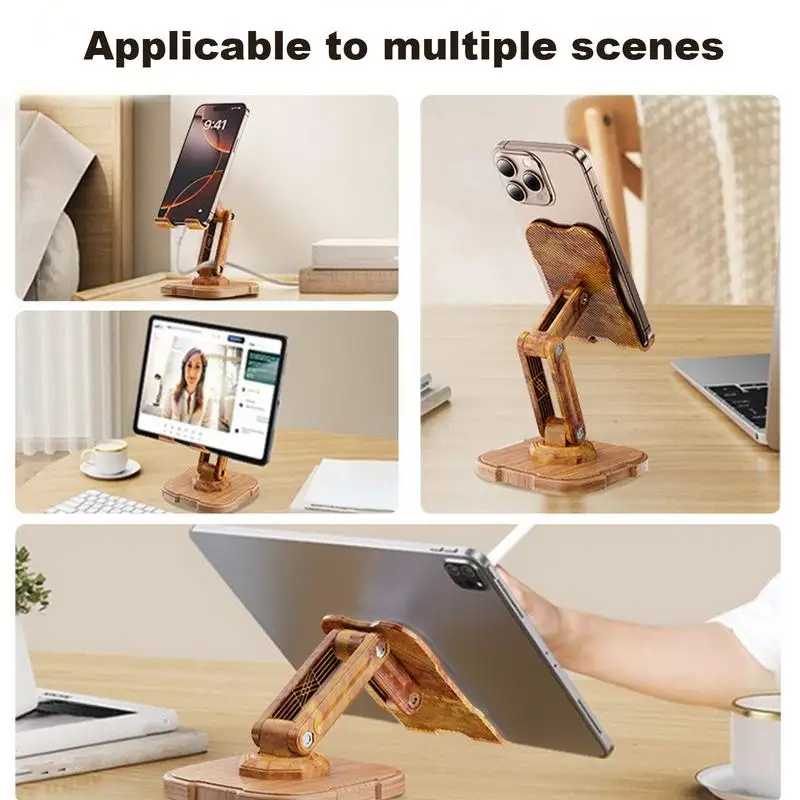 Supporto per telefono cellulare da tavolo Supporto per telefono cellulare multifunzionale Supporto per telefono pieghevole girevole a 360° Telefono cellulare portatile da tavolo