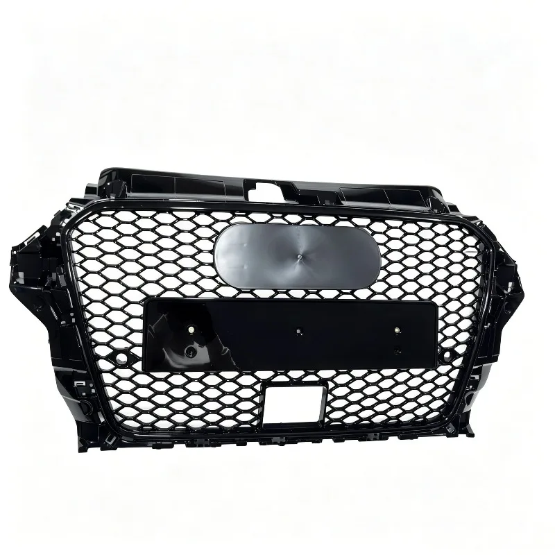 Frontstoßstangen-Nierengrill für Audi A3 8V S3 Sline 2014-2016 Wabengrill-Schutzabdeckung Auto-Zubehör Karosserie-Kit Tuning – Detail 5