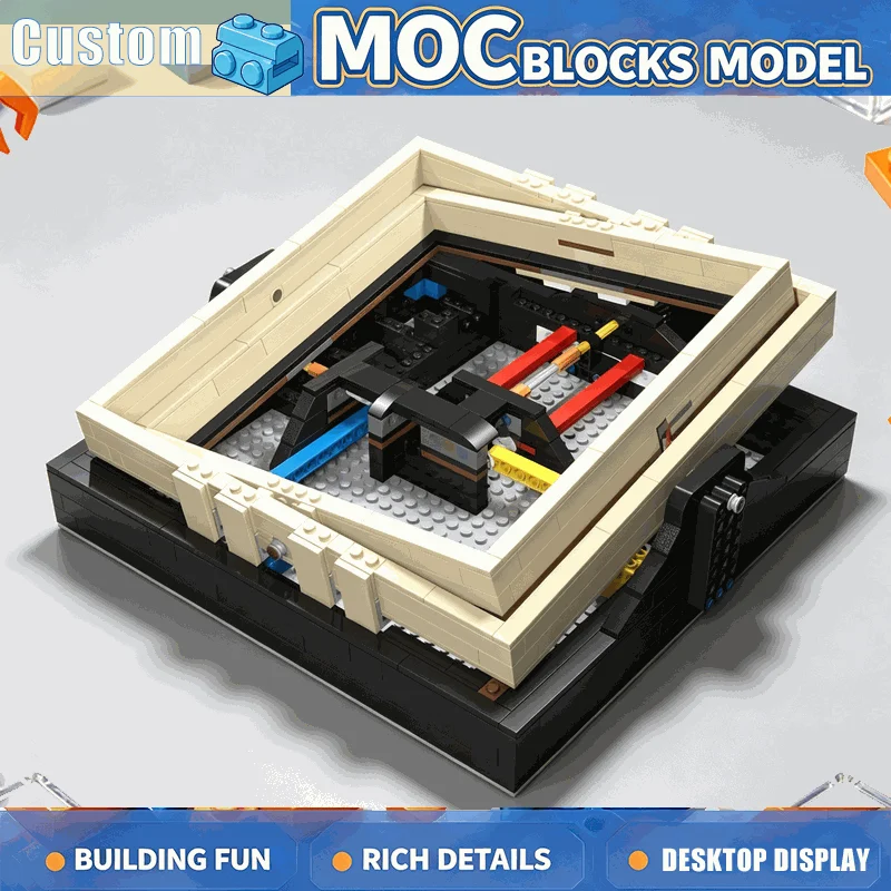 568PCS Interactive Maze Building Blocks Mechanical Puzzle Model DIY Assembly Brick Set Creative Educational STEM Learning Gift