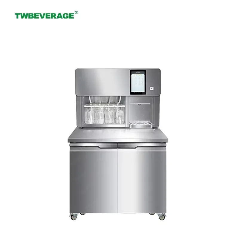 Commercial Automatic Bubble Tea Machine Stainless Steel Smart Beverage Boba Maker for Tea Shop Simple Operation