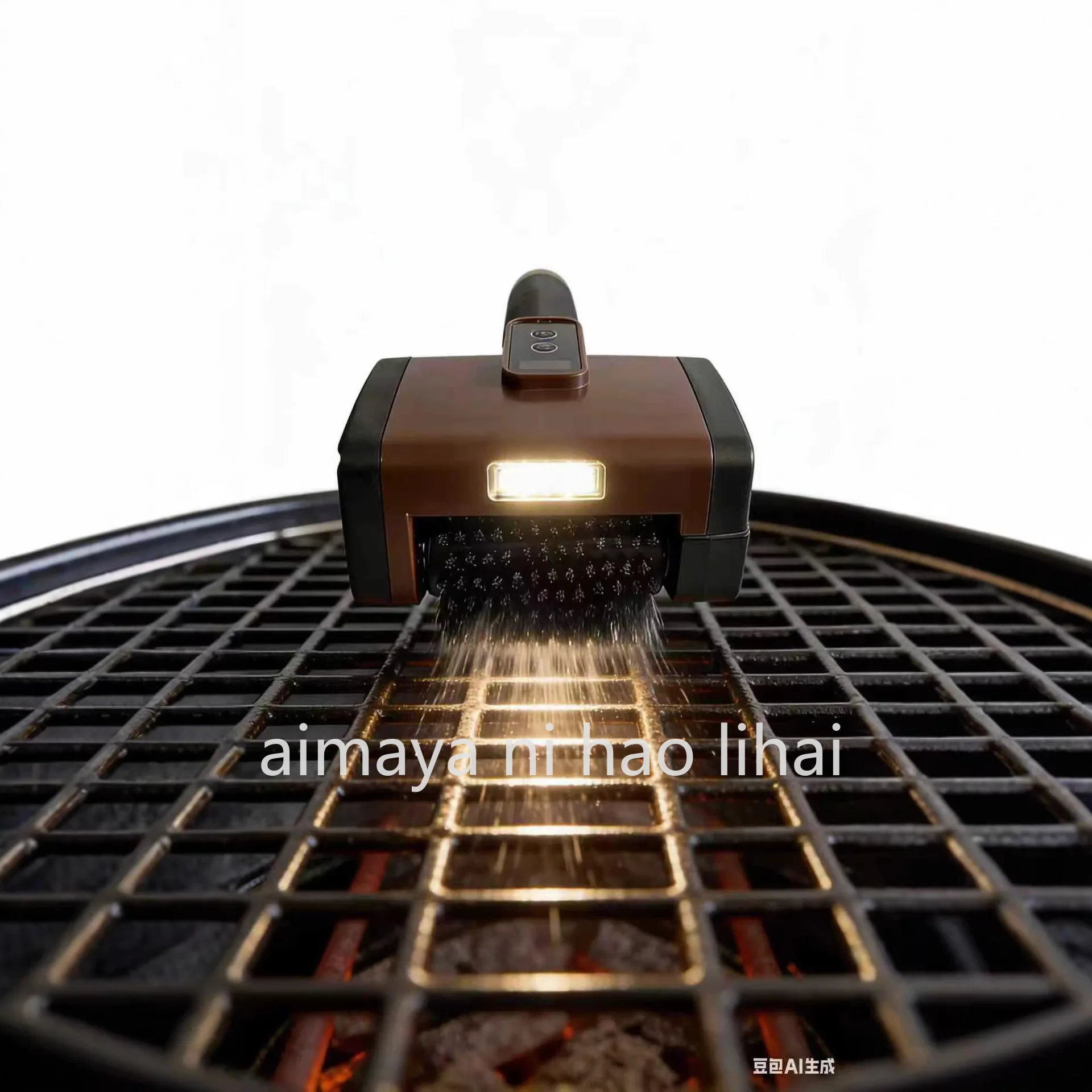 Barbecue Cleaner Brush Bristle-Free Spinning Grill Brush Brushless Rotary Barbecue Brush