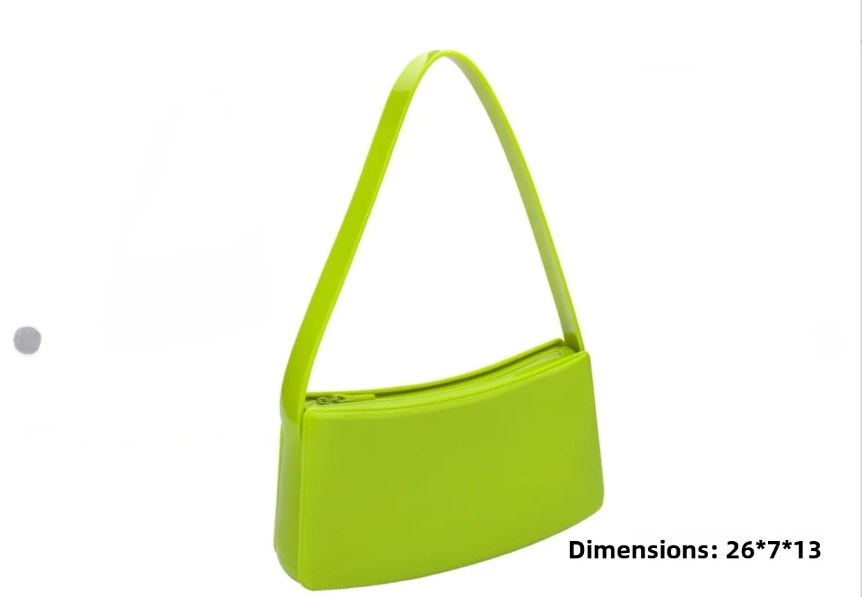 ميليسا السيدات موضة جيلي كاندي اللون حقيبة كتف الشارع الاتجاه بولي كلوريد الفينيل حقيبة يد حقيبة يد كاجوال ربيع جديد وصول 2025