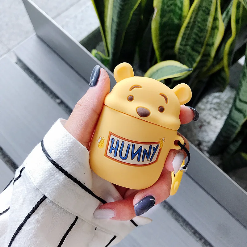 Disney Winnie The Pooh Earphone Cases for Airpods 2 1 3rd Pro Case Cartoon Cute Bluetooth Wireless Headphone Cover