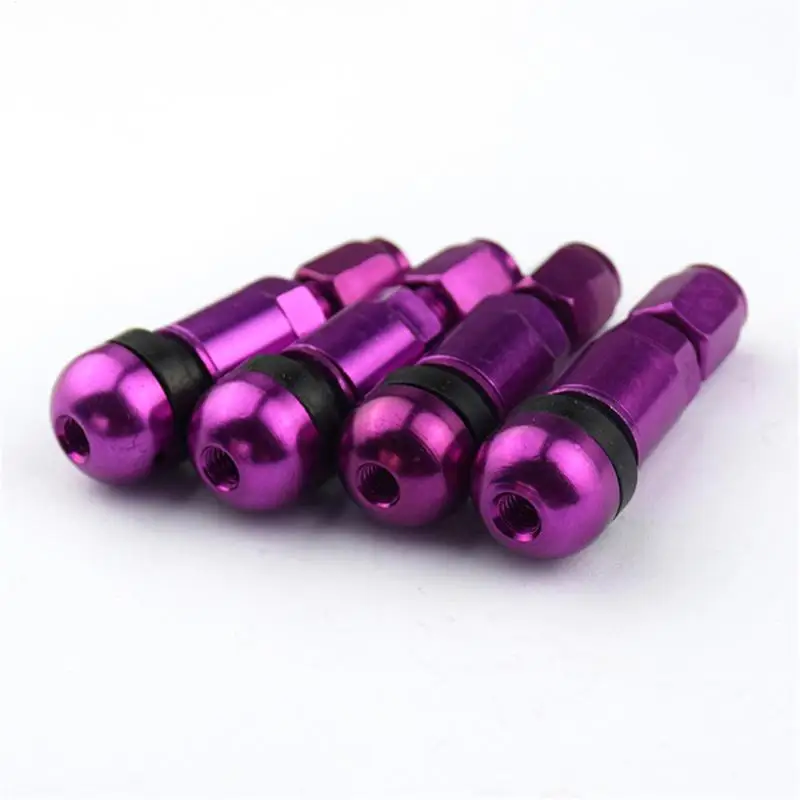 4pcs / set Universal Motorcycle Car Wheel Tubeless Tire Valve Air Caps for Tire Valve Stem Aluminum Metal Air Valve Stem