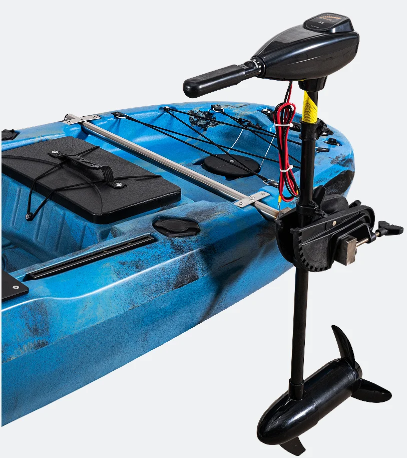 Hoge snelheid 55 lbs motor Type A met beugel surfplank voor buiten PE rompmateriaal viskajak