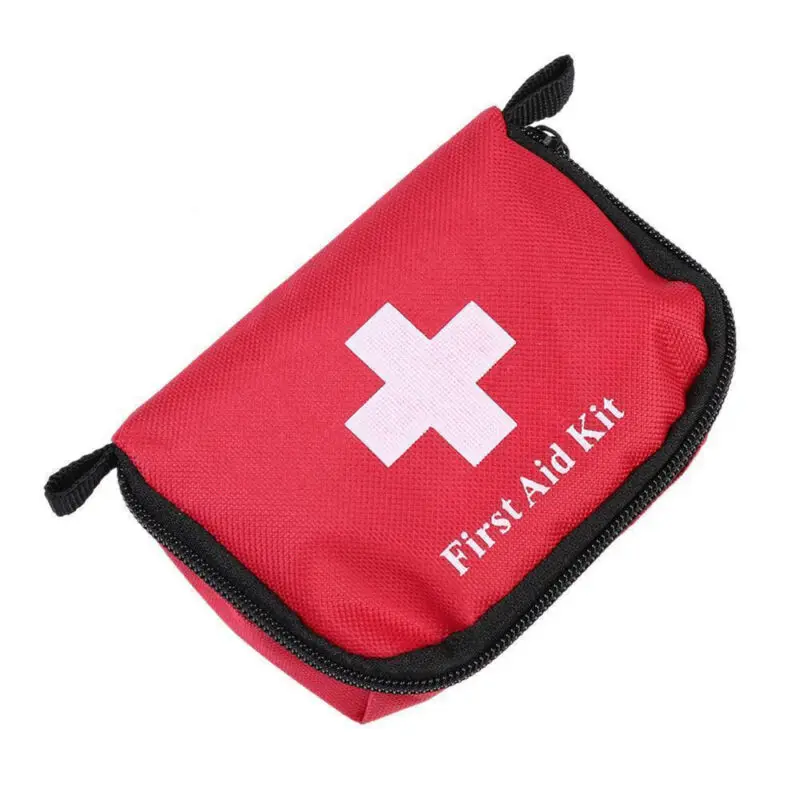 Mini First Aid Kit - Emergency Small Bag Box Walking Hiking Car Travel Bag Only