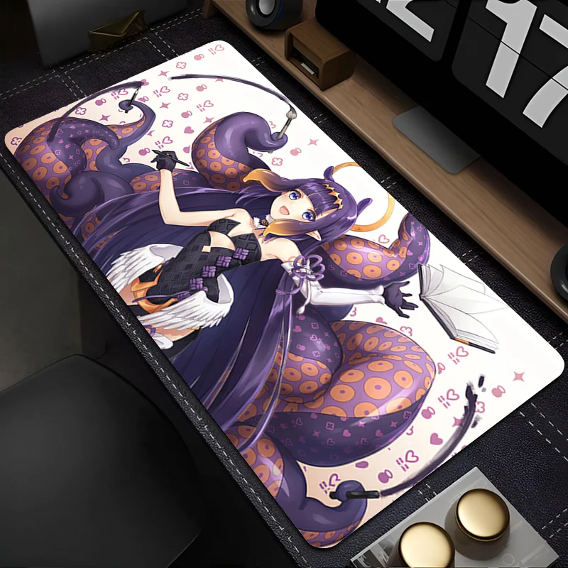 Muismat Gaming Muismat PC Accessoires Antislip HD Rubber Toetsenbord Pad Grote Bureaumat H-hololive Ninomae Ina Nis Extended Pad