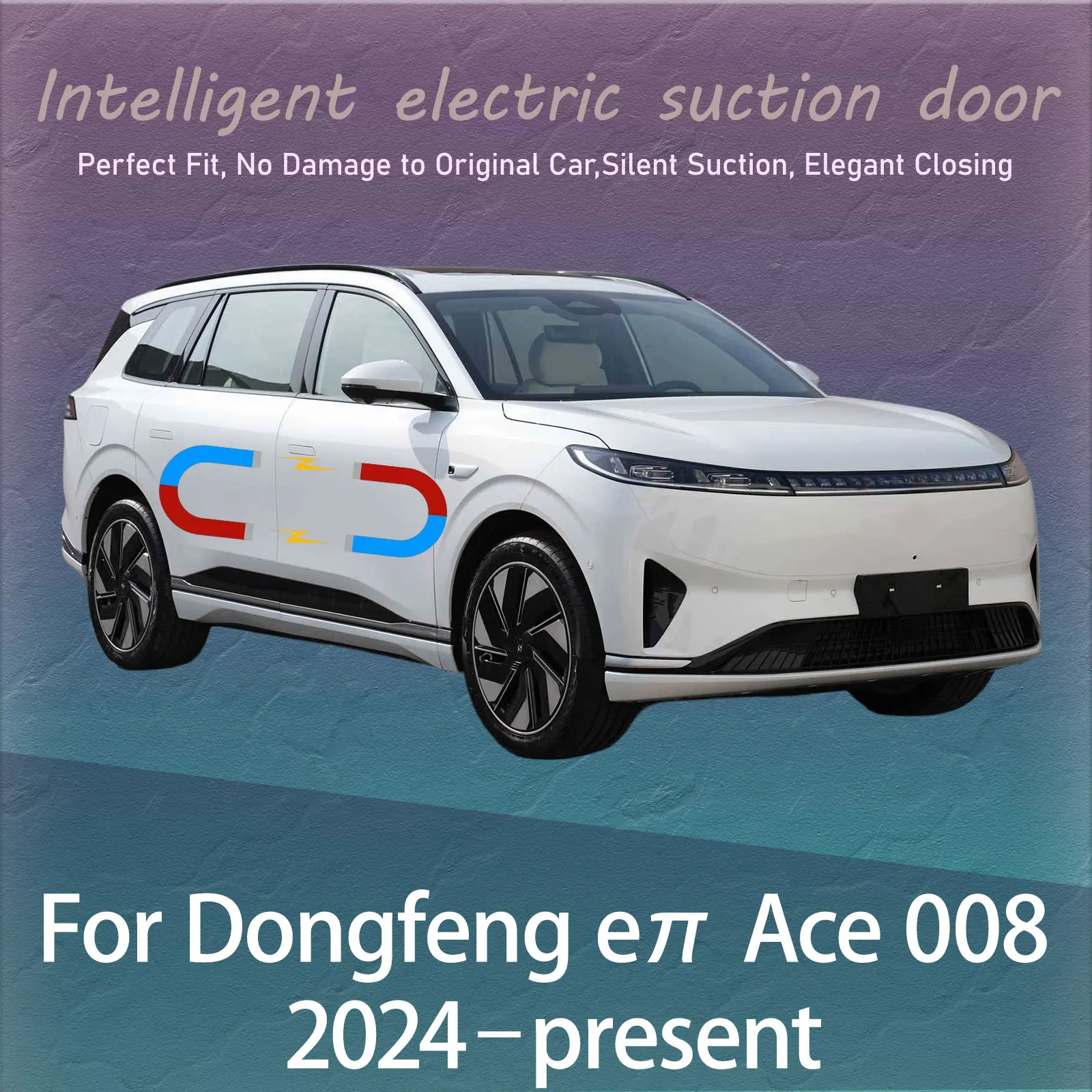 

Electric Soft Close Door Kit For Dongfeng eπ Ace 008 2024–Now Auto Silent Anti-Slam Suction Door System Automatic Closing Latch