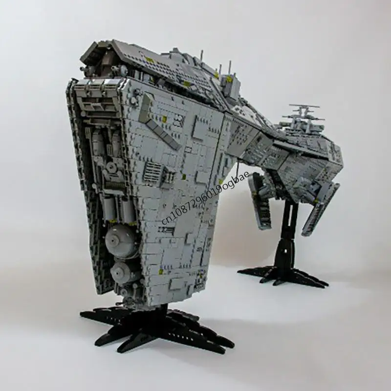 새로운 9037PCS 스타 배틀 영화 MOC 임페링 네뷸론 프리깃 우주선 모델 DIY 창의력 아이디어 어린이 장난감 조립 퍼즐 선물