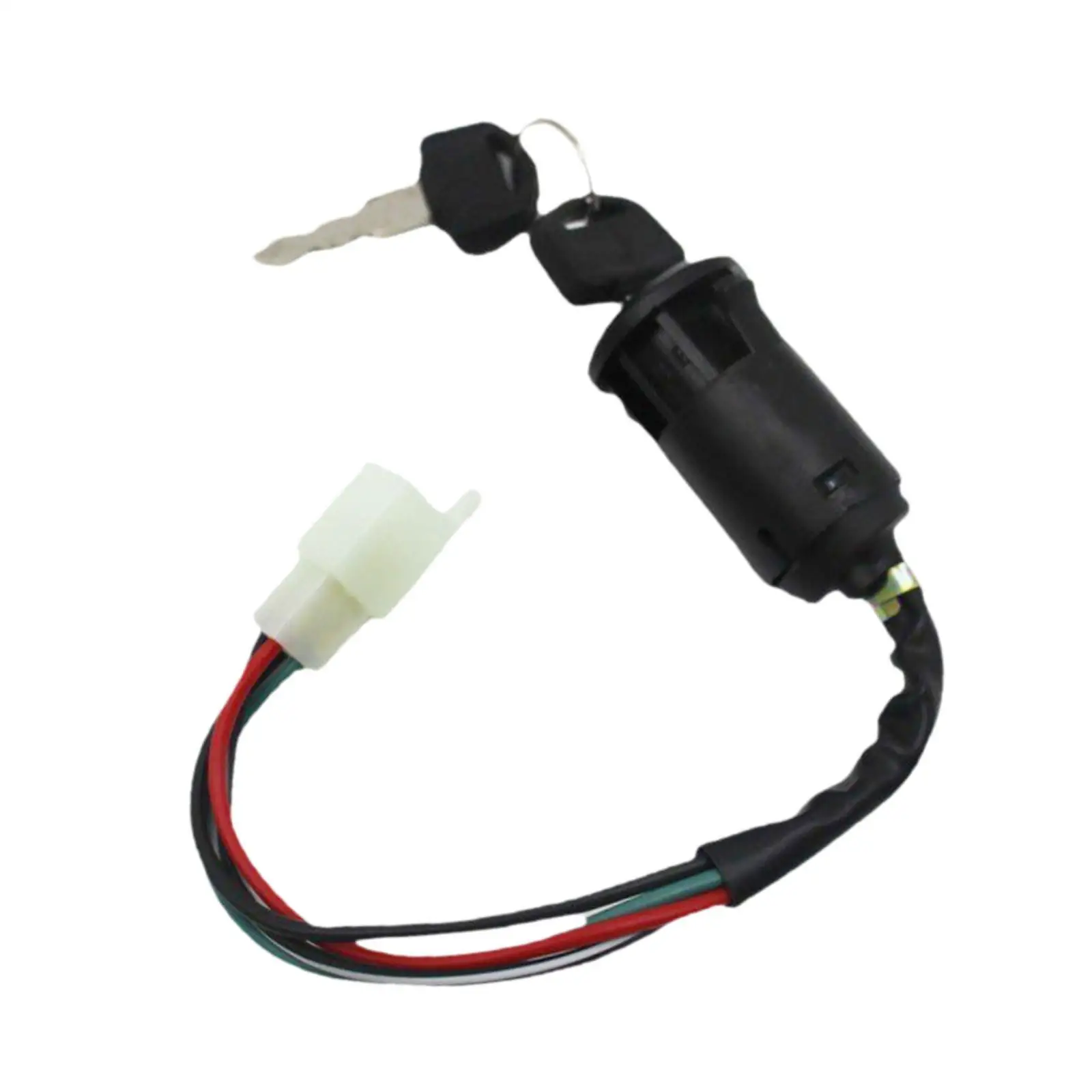 Universal Ignition Key Switch 4 Wire for ATV 50-250cc Simple Assembly