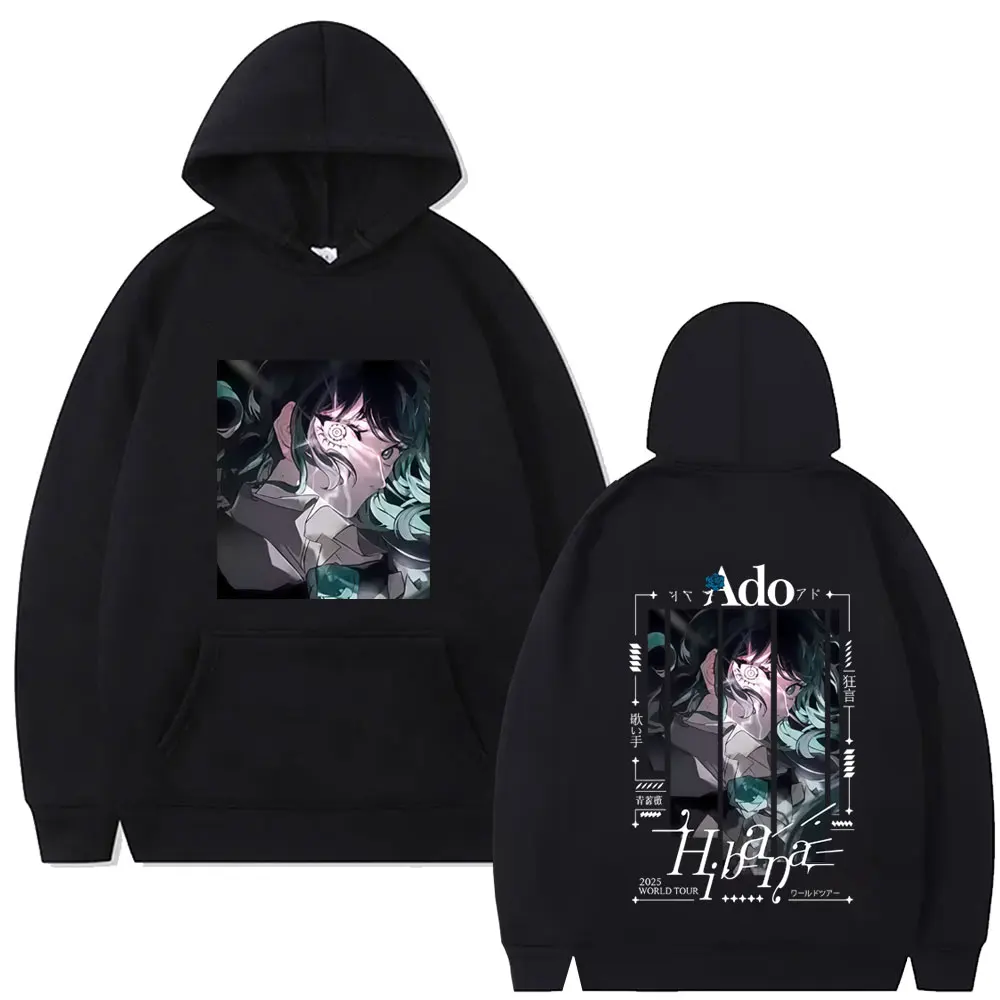 

Ado World Tour 2025 Hibana Hoodie Men Women Clothing Fashion Japanese Style Sweatshirt Man Casual Cartoon Manga Pullover Hoodies