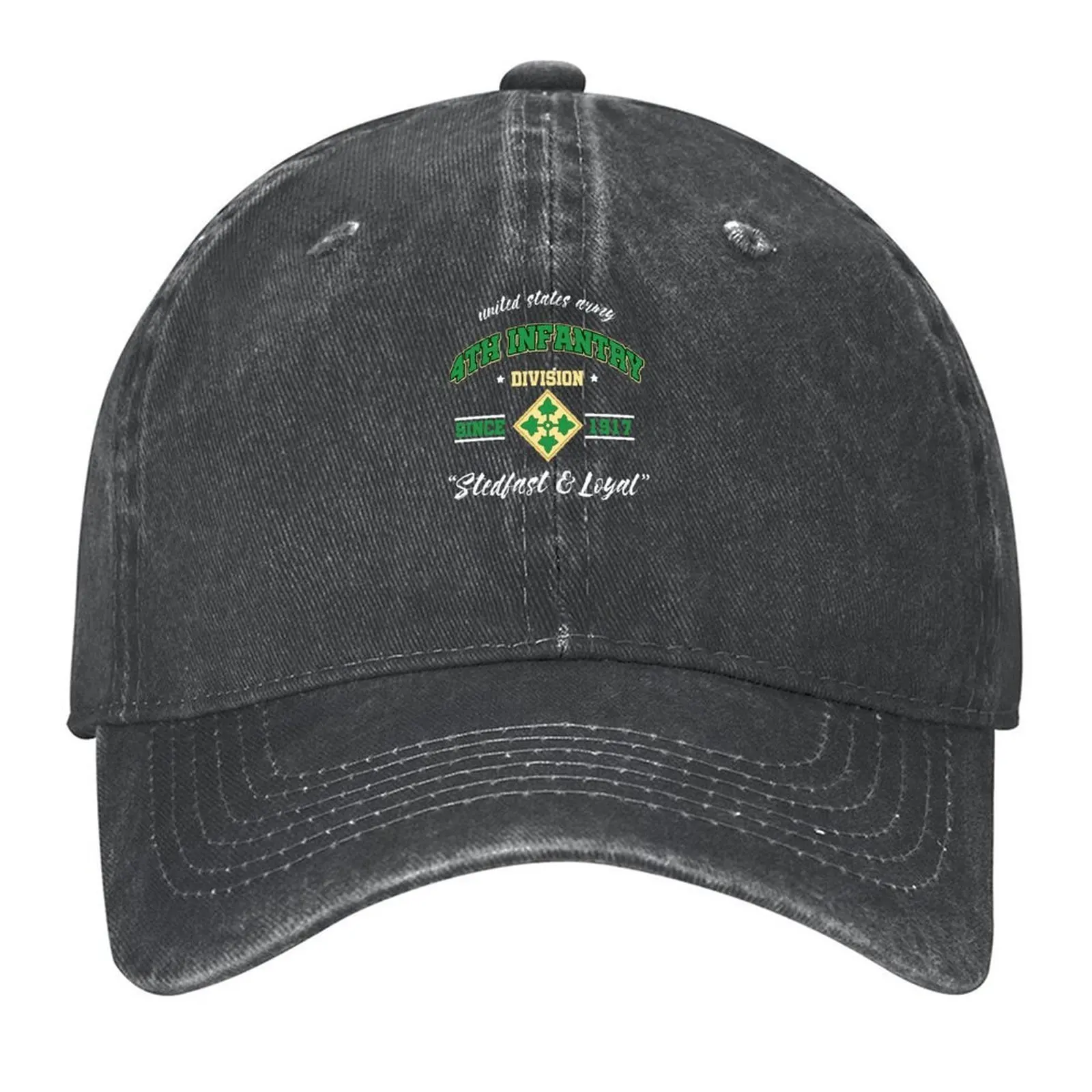 

4th Infantry Division - Fort Carson, CO Baseball Cap Funny hats hats on offer derby hat Golf Men Hats Women's