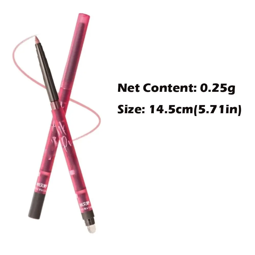 Novo à prova dwaterproof água fosco lipliner lápis contorno lábio forma de longa duração batom lápis hidratante lábios carnosos veludo lábio forro caneta