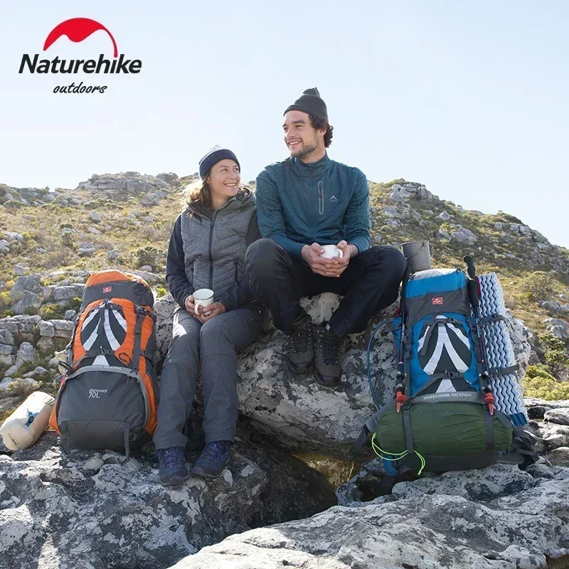 Imagem -06 - Naturehike-mochila Tática Auxiliar Impermeável de Grande Capacidade para Homens Mochila para Caminhada ao ar Livre Ferramentas de Viagem 70l