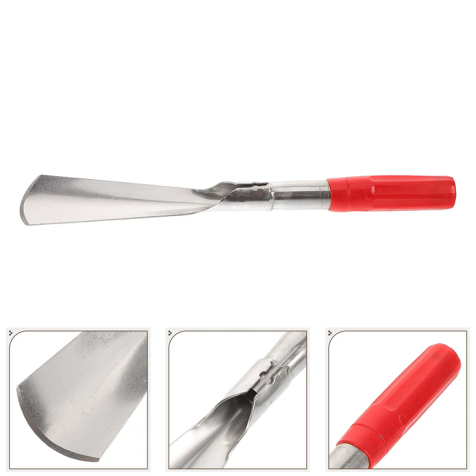 

Узкая садовая лопатка из нержавеющей стали, прочный ручной инструмент для посадки, пересадки, выкапывания корней и сбора диких овощей