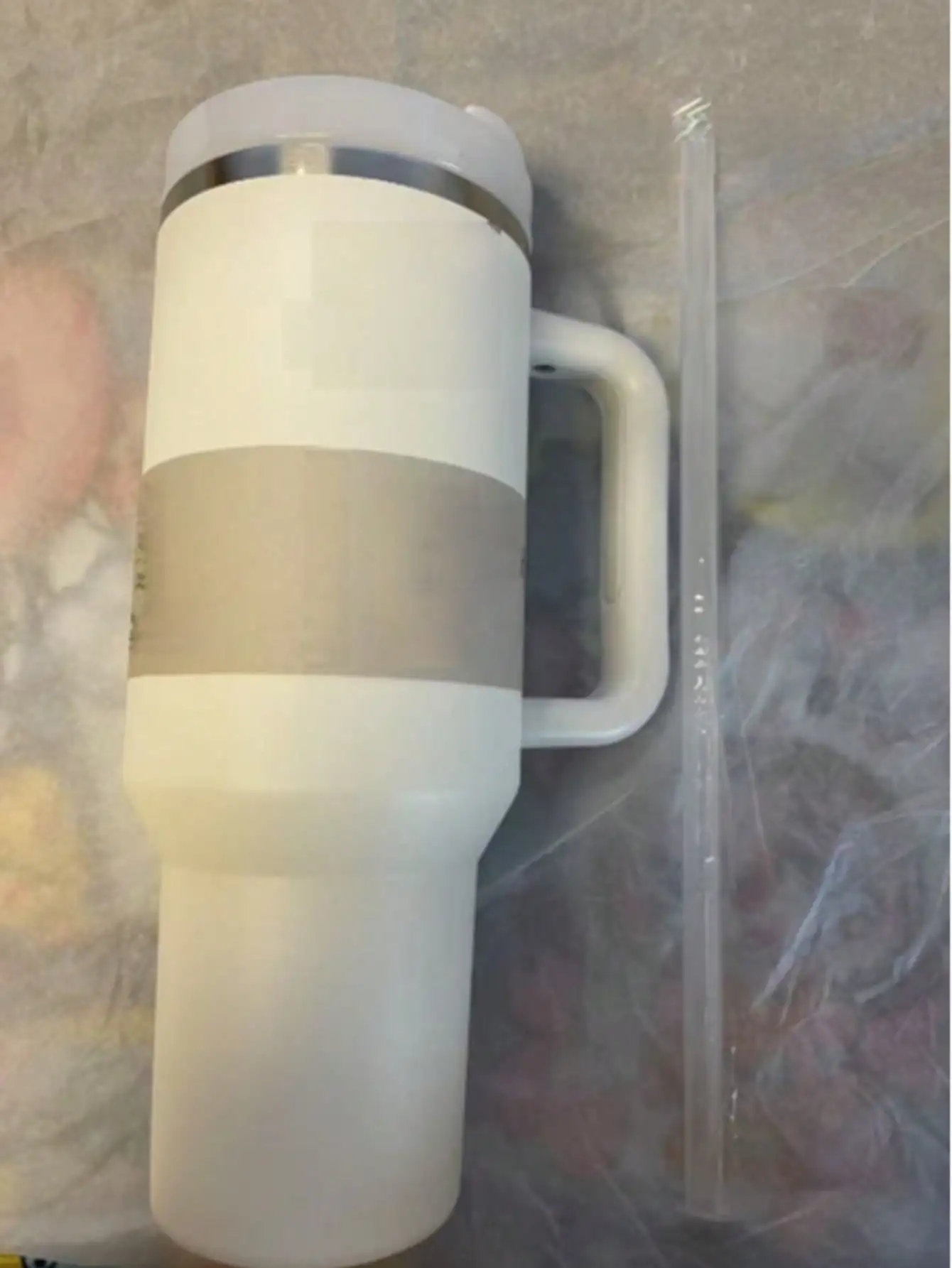 

Изолированный стакан из нержавеющей стали 40 унций (протекатель, соломинка в комплекте, многоразовый)