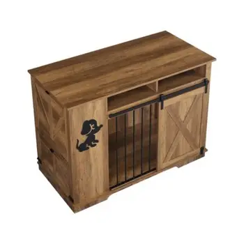 寵物籠亞麻狗窩棕色軟邊便攜式室內外寵物屋現代狗家具適合小型中型犬貓 6 最佳銷售 貓戶外屋 - №5